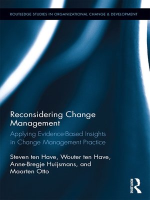 cover image of Reconsidering Change Management